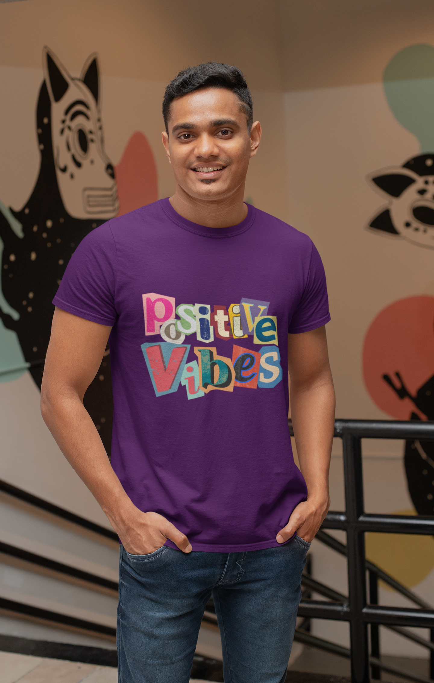 Men's Positive Vibes T-Shirt